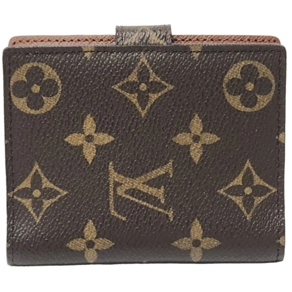 Louis Vuitton Bifold Vintage Square Elise Monogram Wallet Purse Double Sided - Picture 2 of 11